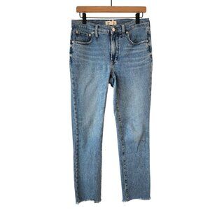 Madewell Mid-Rise Perfect Vintage Jeans Light Wash Denim Relaxed 27 Tall (27T)